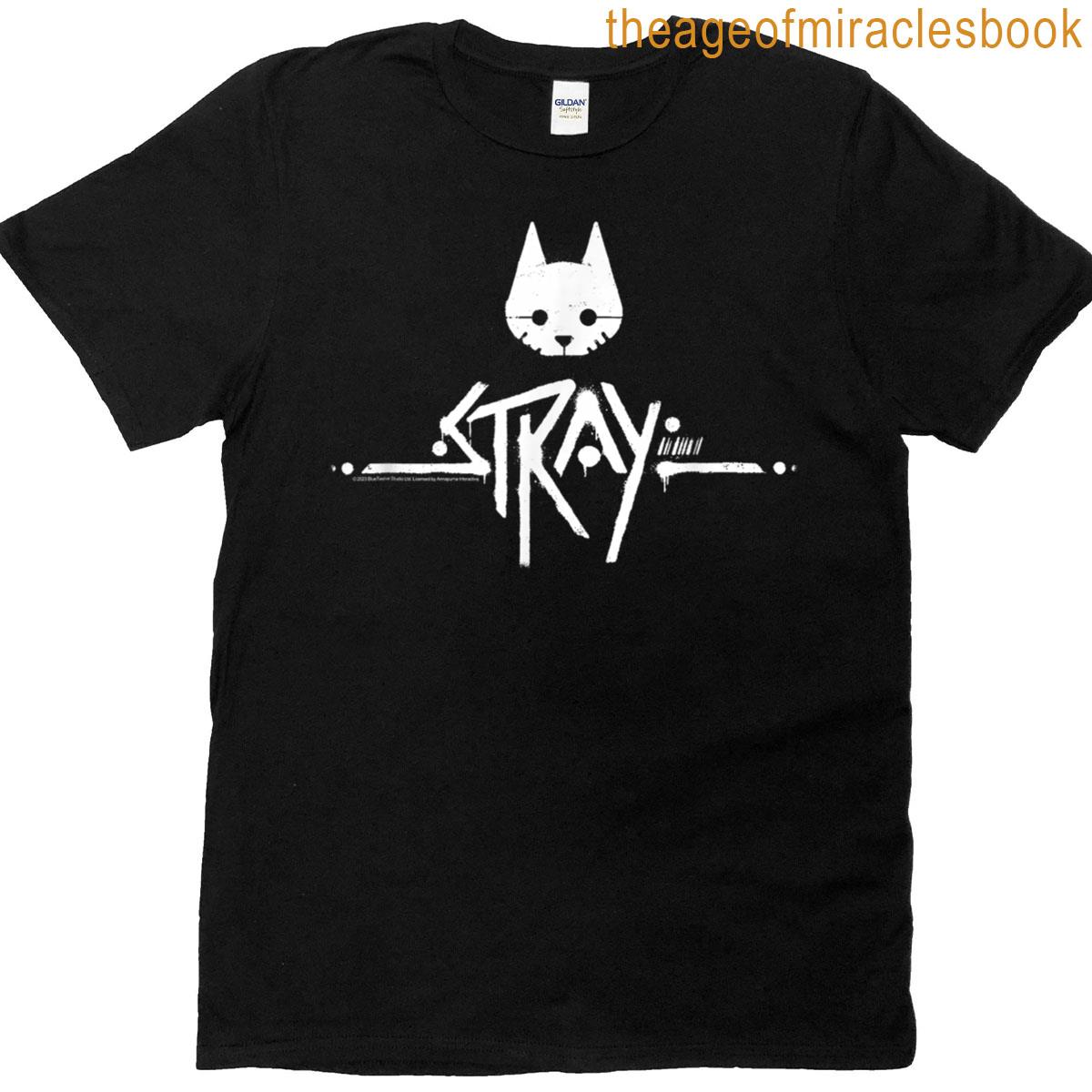 Stray Cat Head And Logo T-shirt