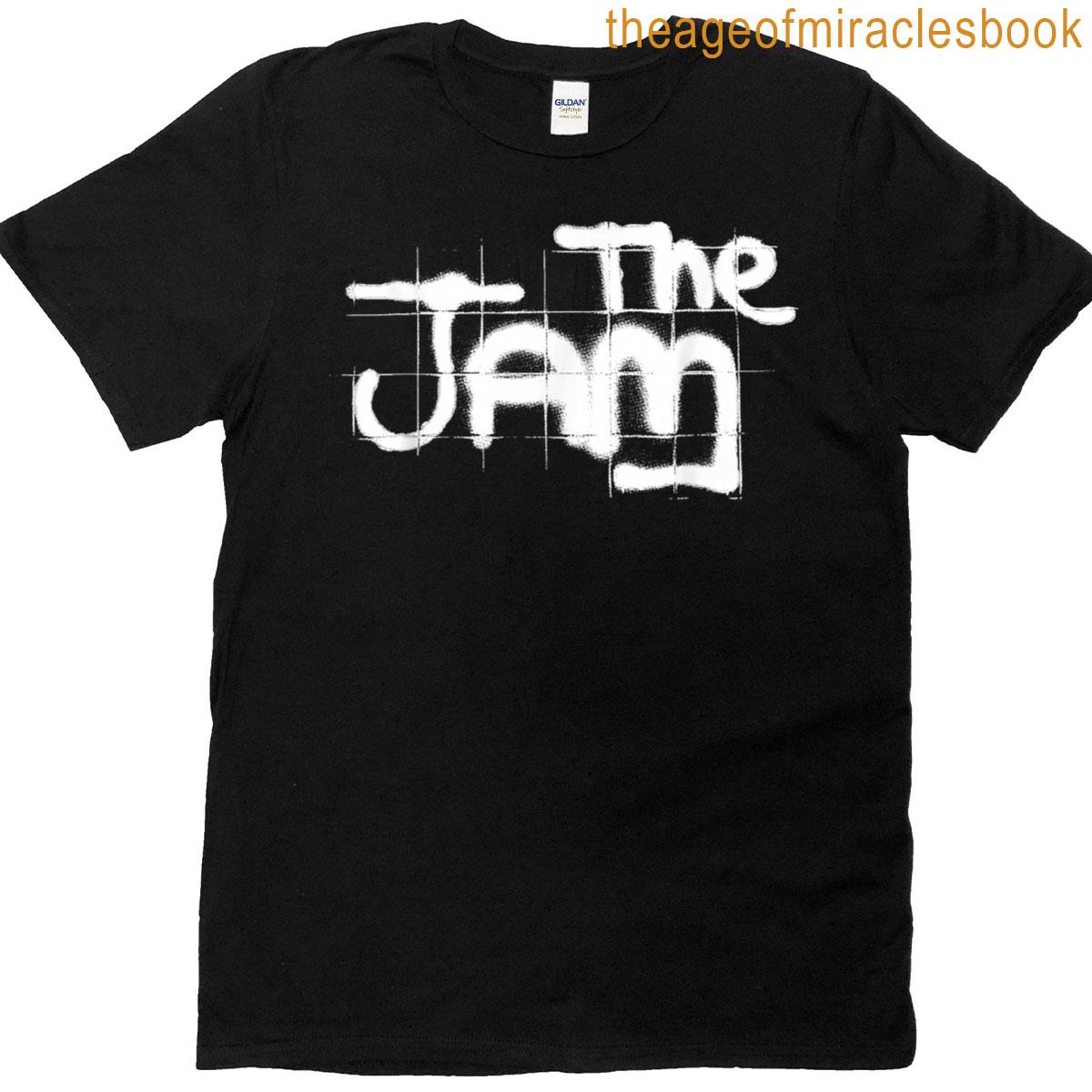 The Jam Official White Graffiti Spray Logo T-shirt