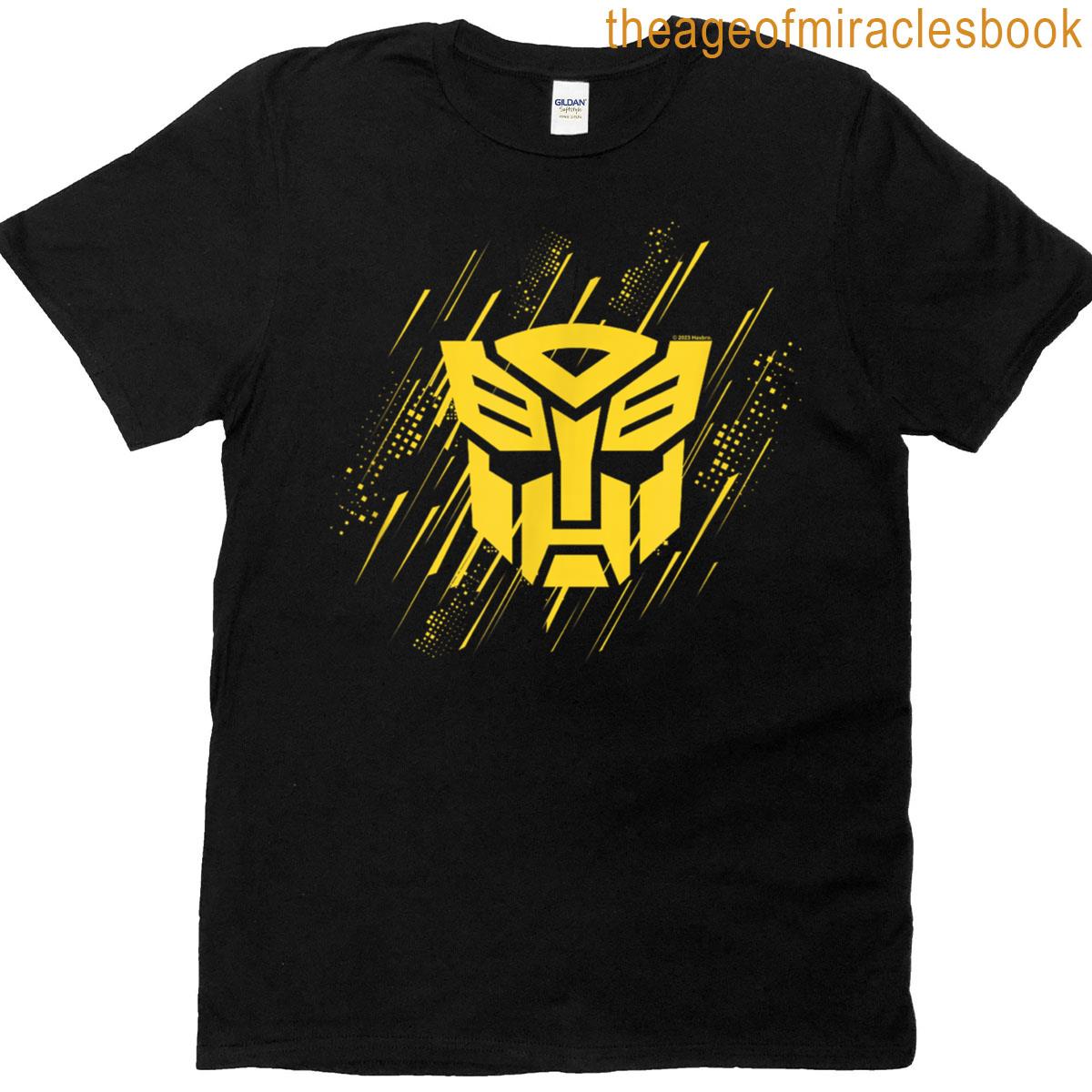 Transformers Autobots Iconic Yellow Lined Logo T-shirt