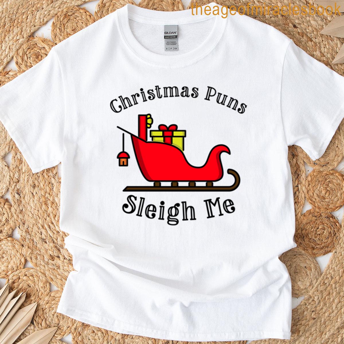 Trlt Christmas Sleigh Pun Oversized T-shirt