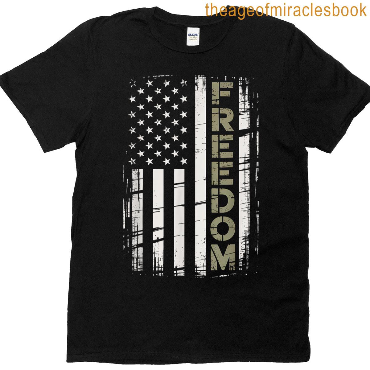 Vintage Freedom American Flag T-shirt
