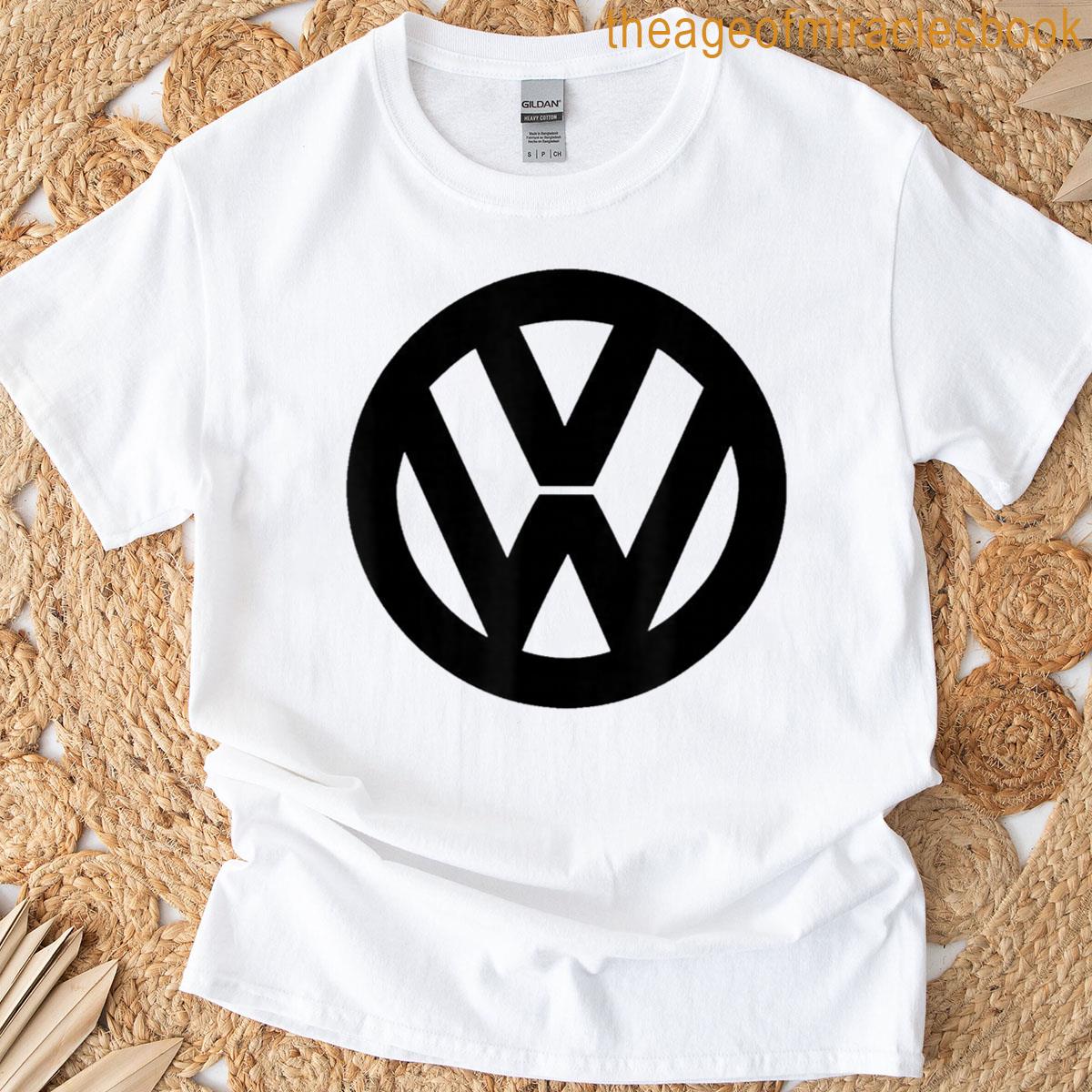 Volkswagen Black Vw Logo T-shirt