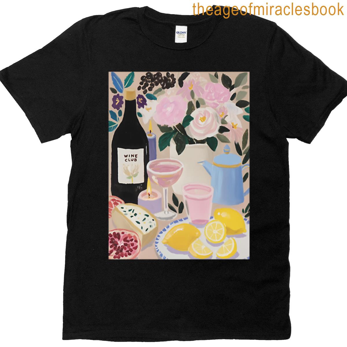 Wine Club And Cheese T-shirt
