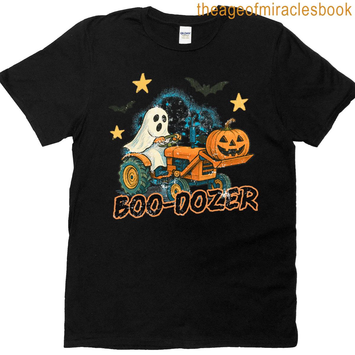 Boo-dozer Tractor Halloween T-shirt