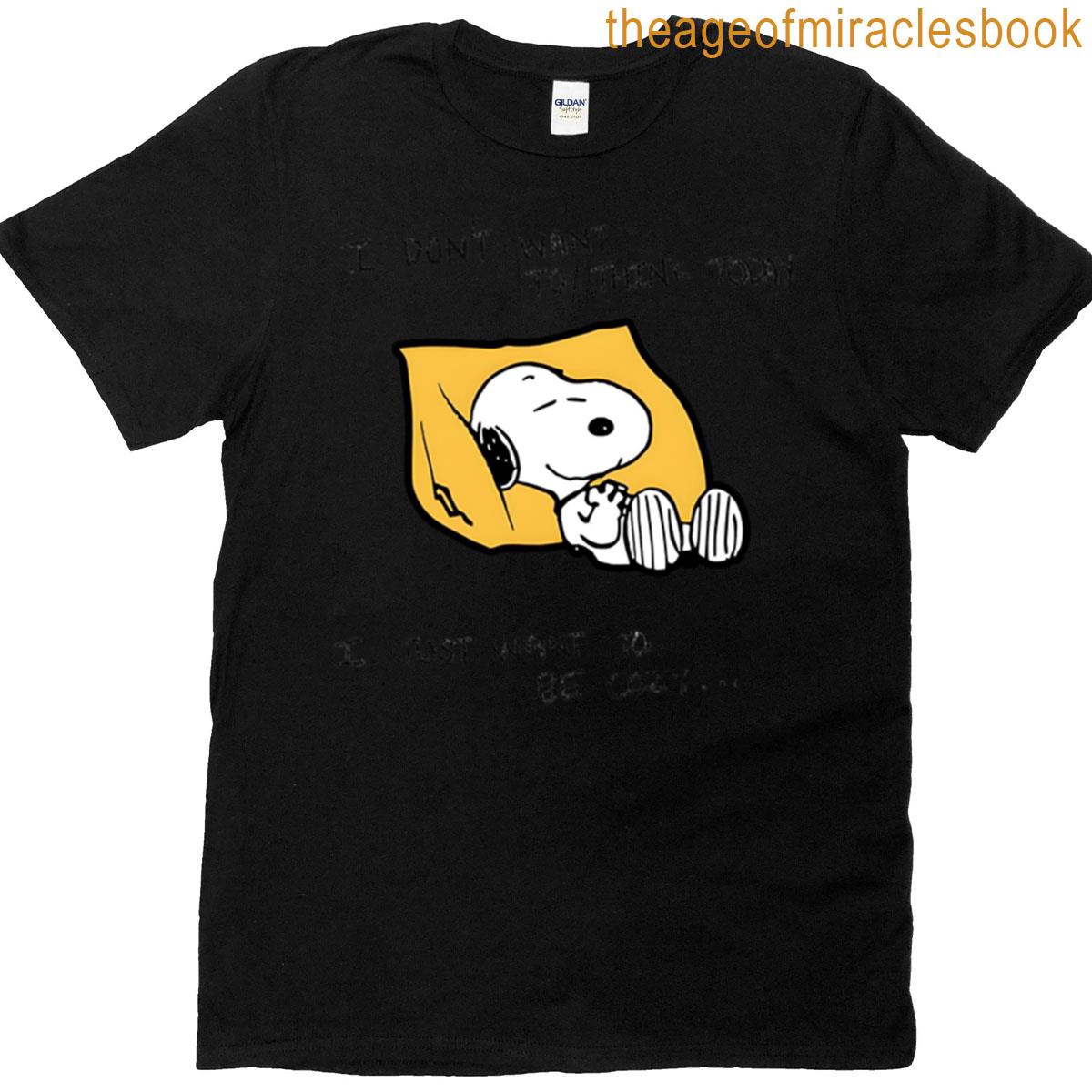 Cozy Snoopy Relaxing Blanket T-shirt