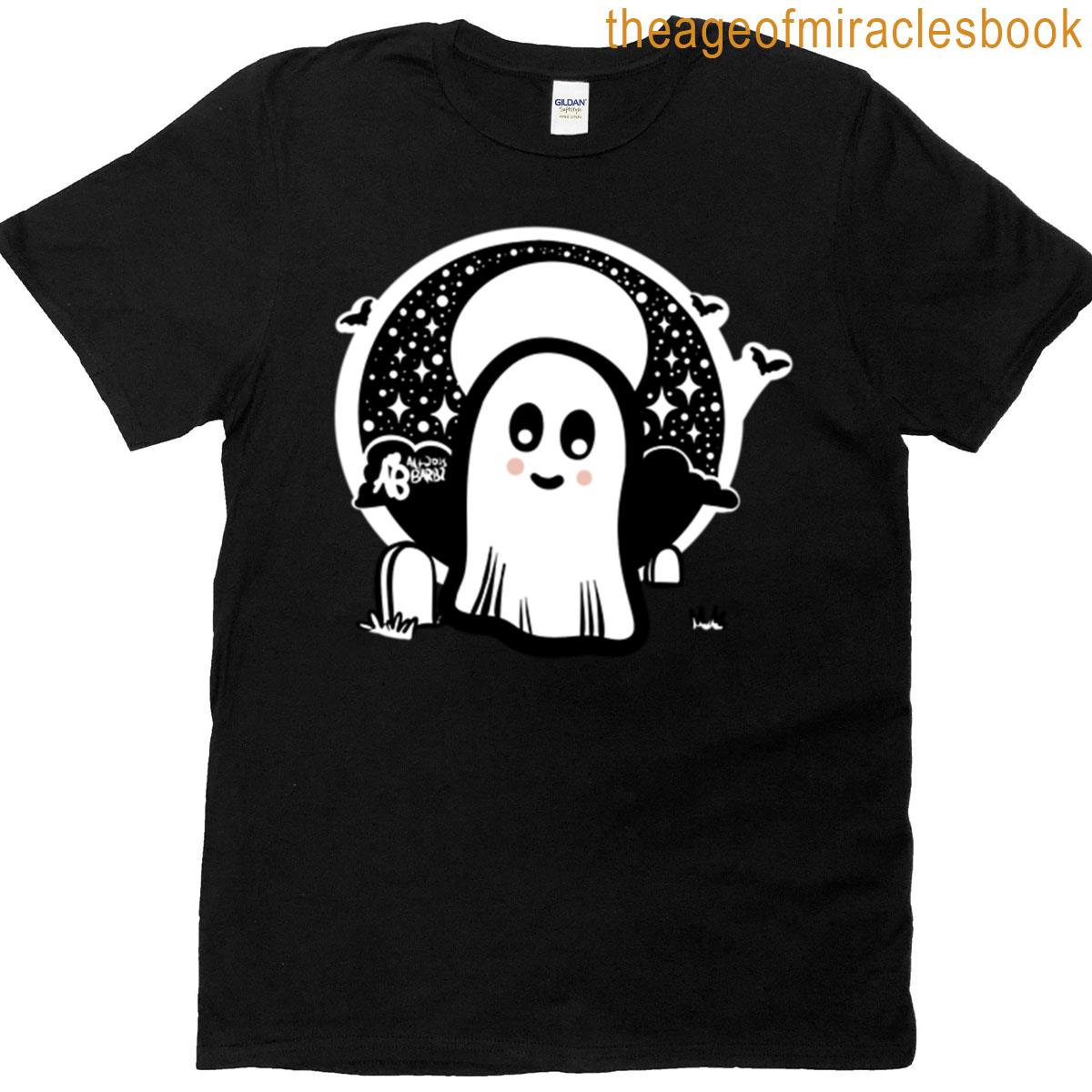 Cute Ghost In A Graveyard T-shirt