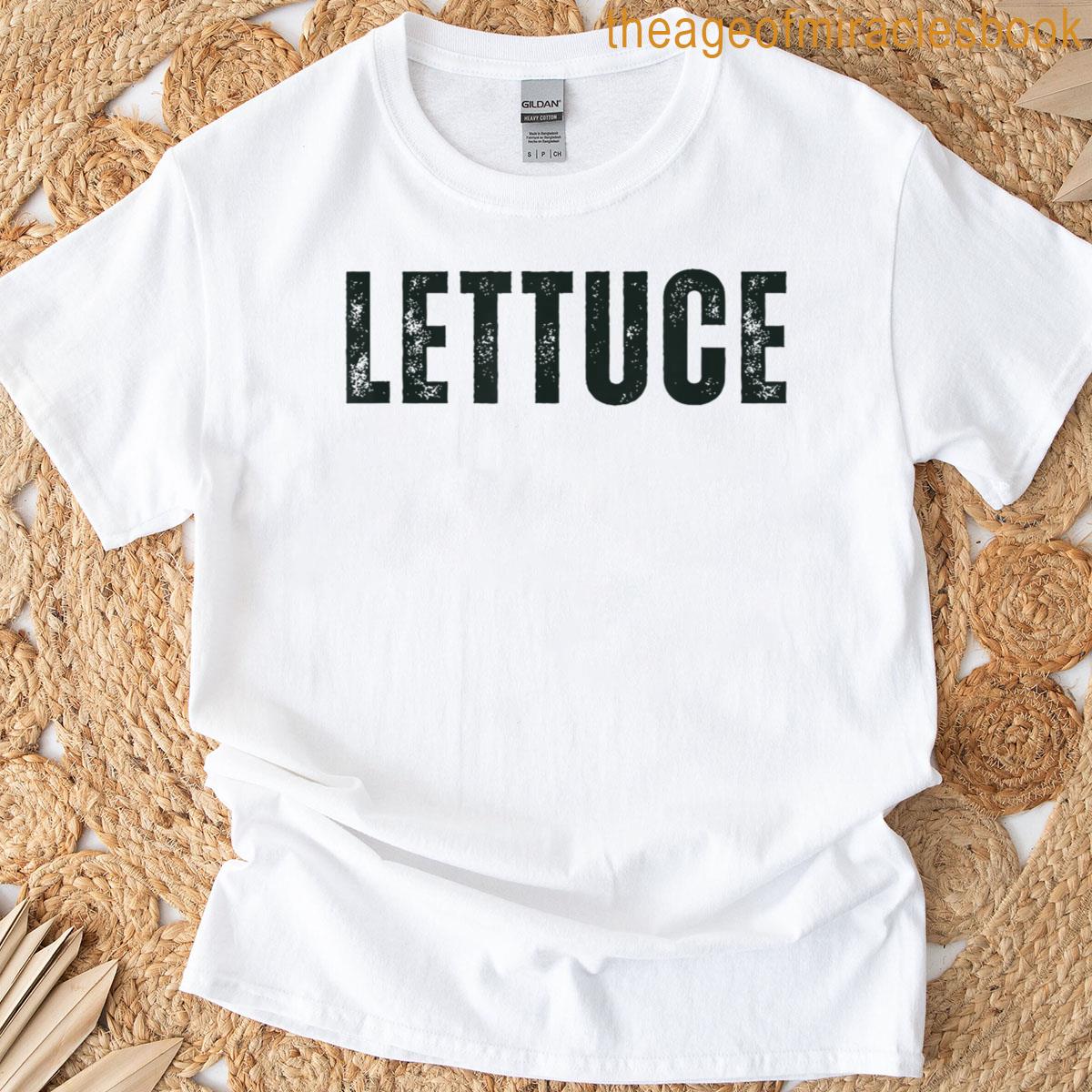 Devil Lettuce Funny Couples Costume Lettuce T-shirt