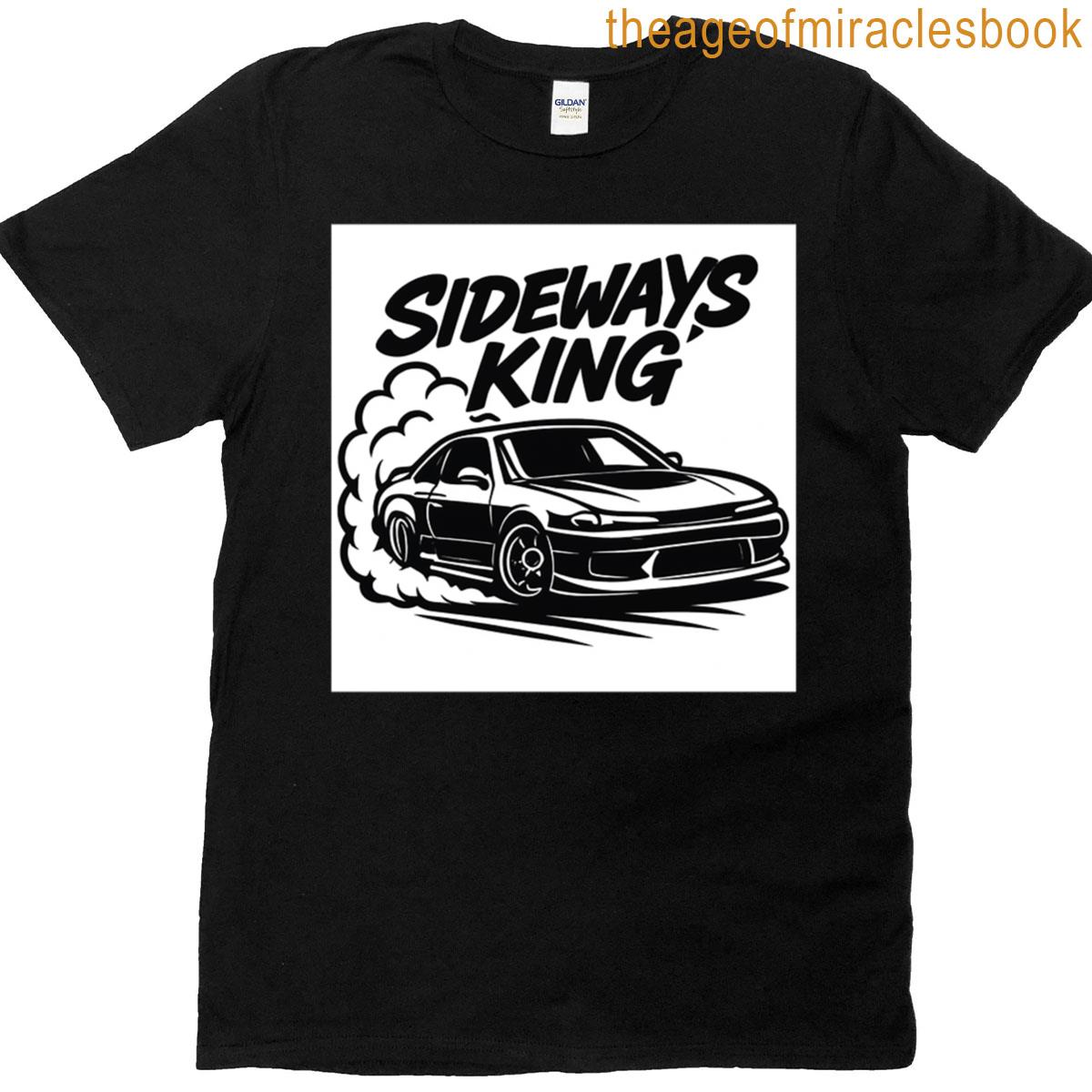 Drift Sideways King Car T-shirt