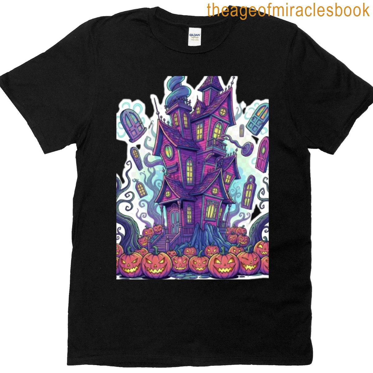 Epic Haunted House For Halloween T-shirt