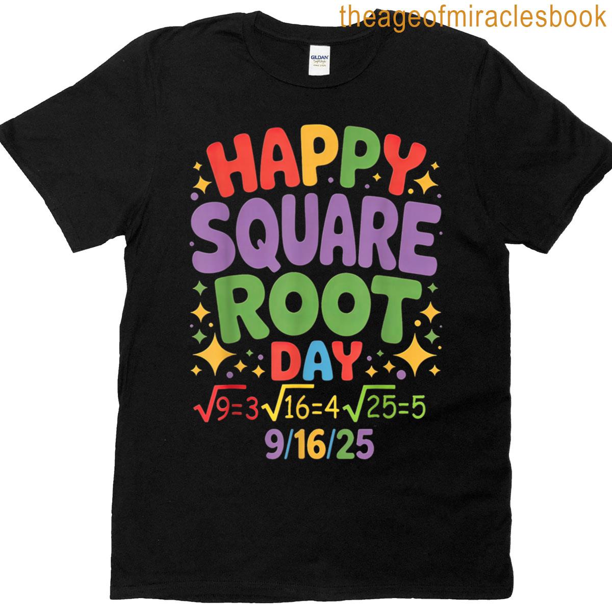 Happy Square Root Day Number T-shirt