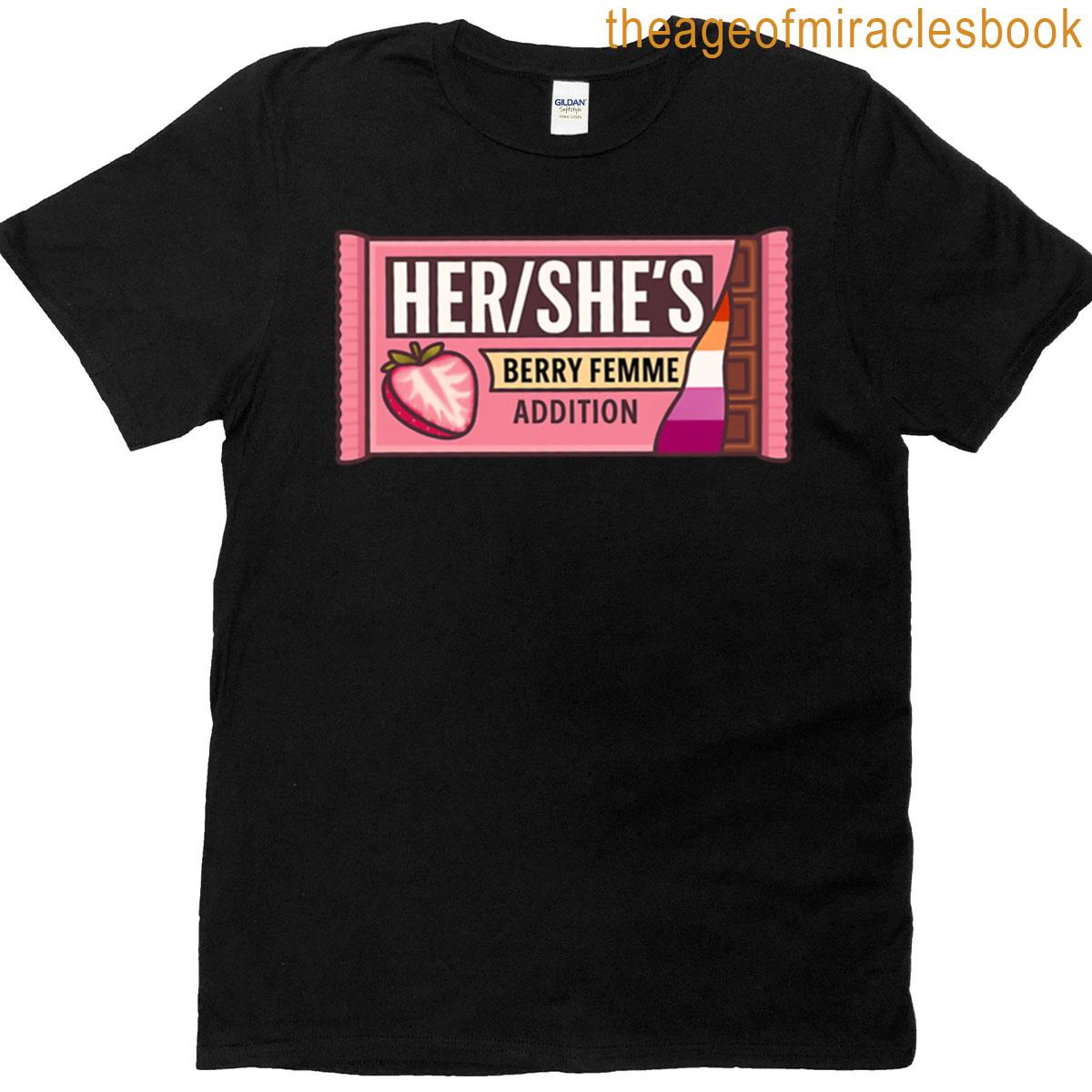 Hershes Bar Sapphic Addition T-shirt