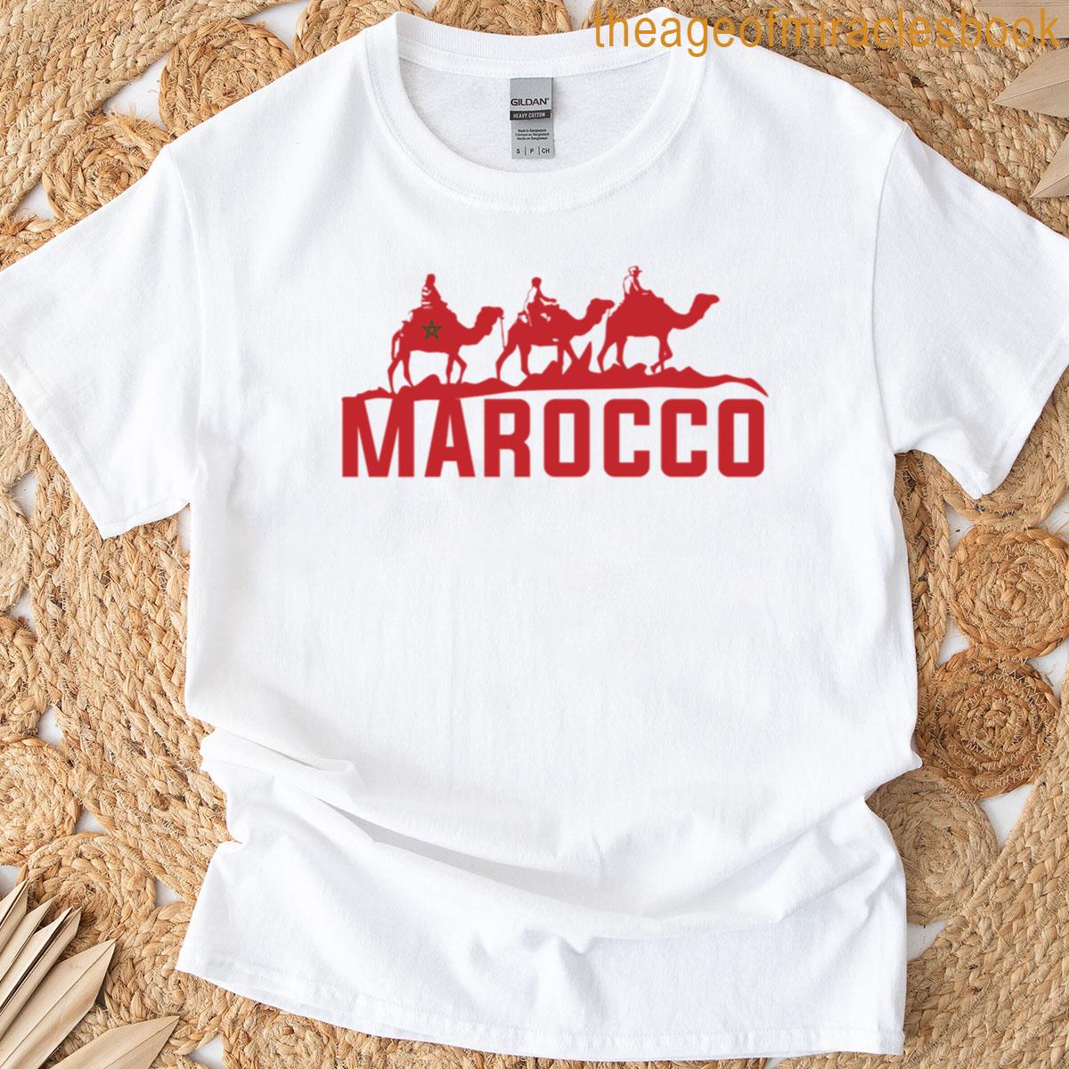 Morocco Camel Design T-shirt