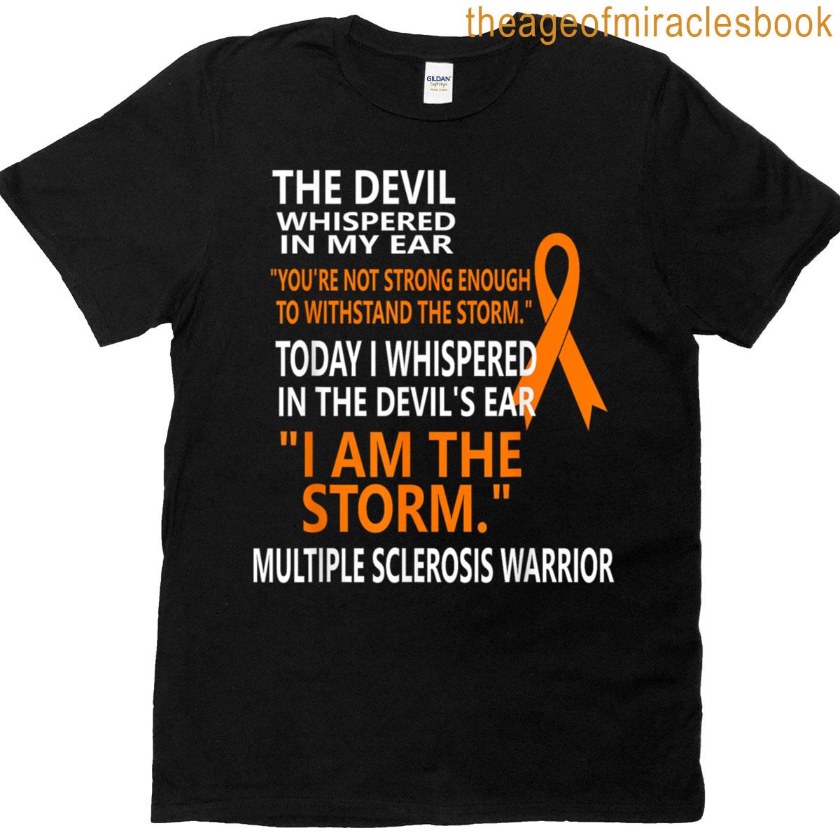 Ms Awareness Multiple Sclerosis Warrior T-shirt