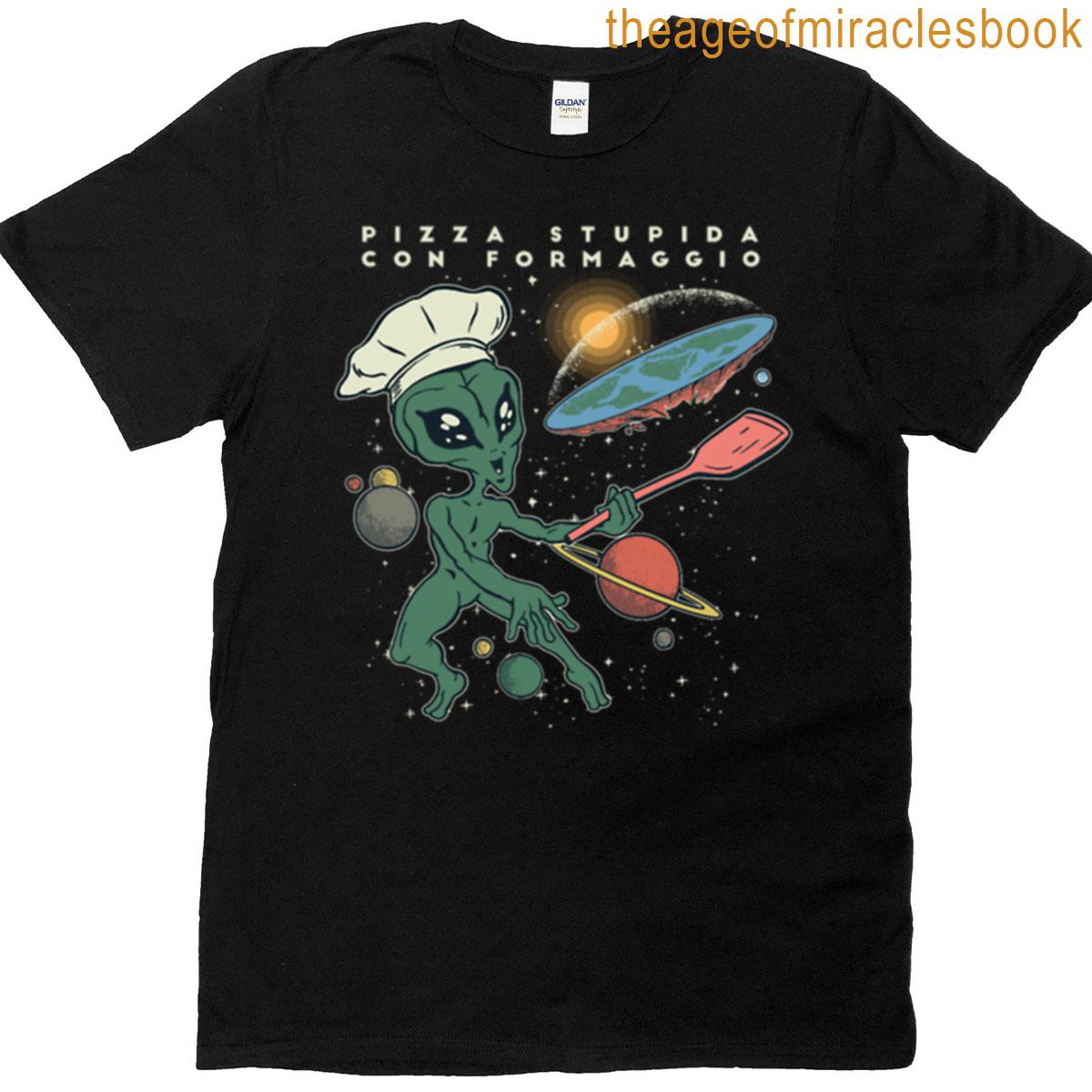 Pizza Formaggio Alien T-shirt