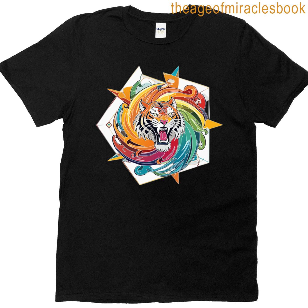 Rainbow Tiger Star T-shirt
