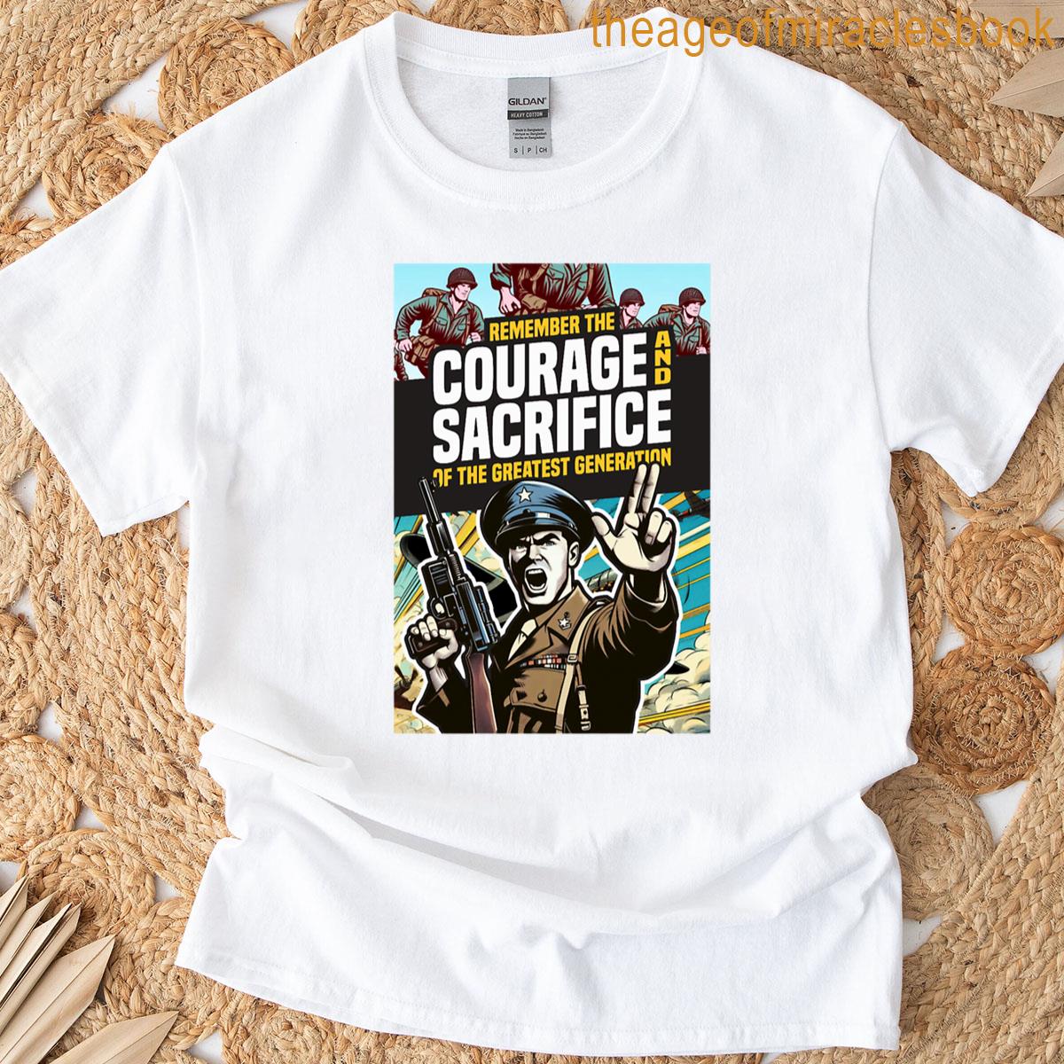 Remember The Courage 2png T-shirt