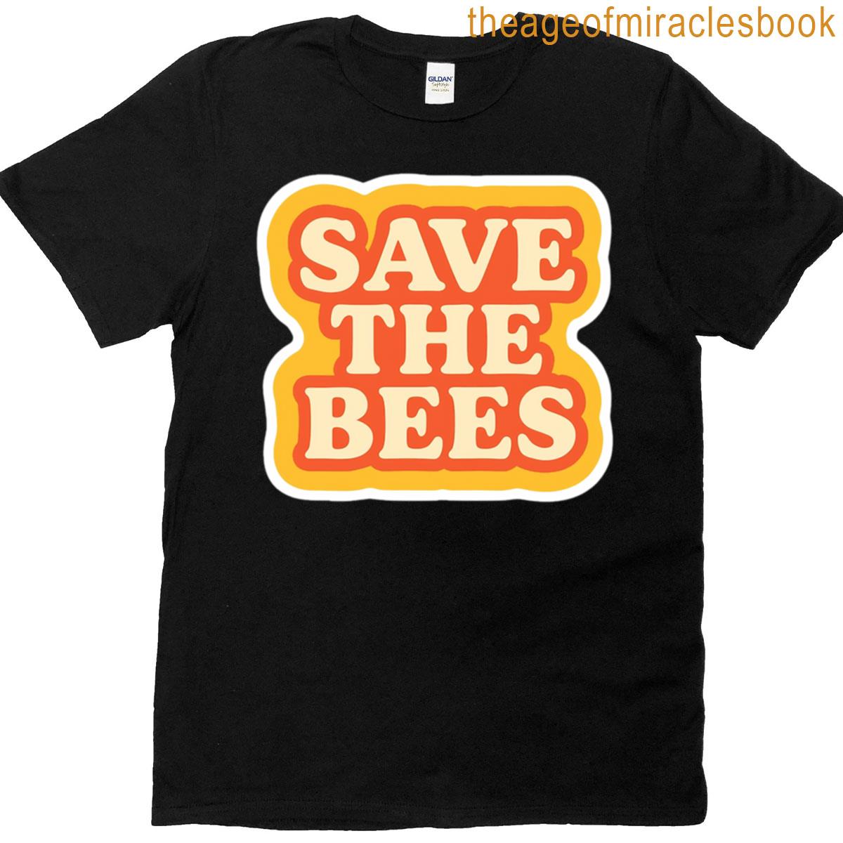 Save The Bees Sticker T-shirt