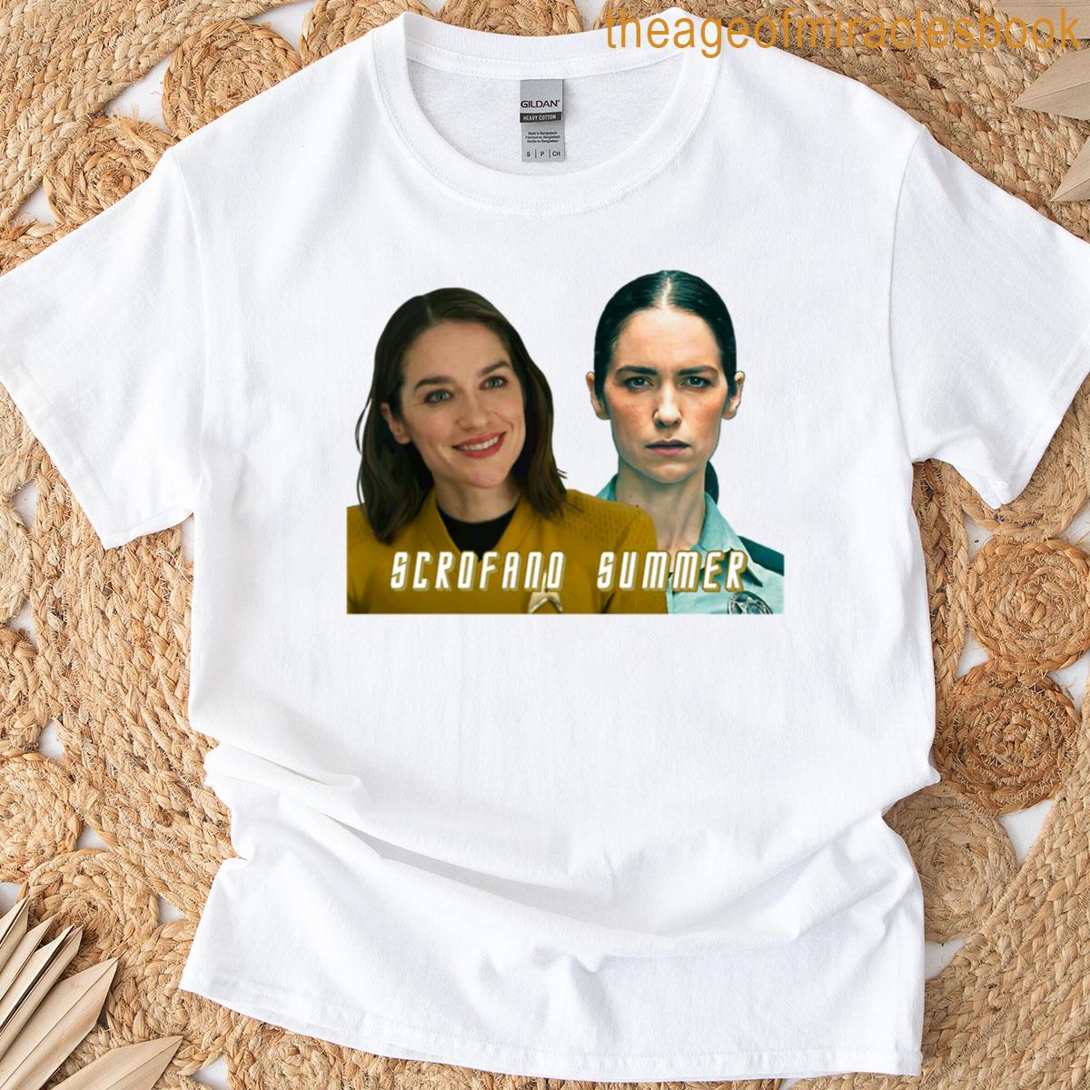 Scrofano Summer Digital Drawing T-shirt