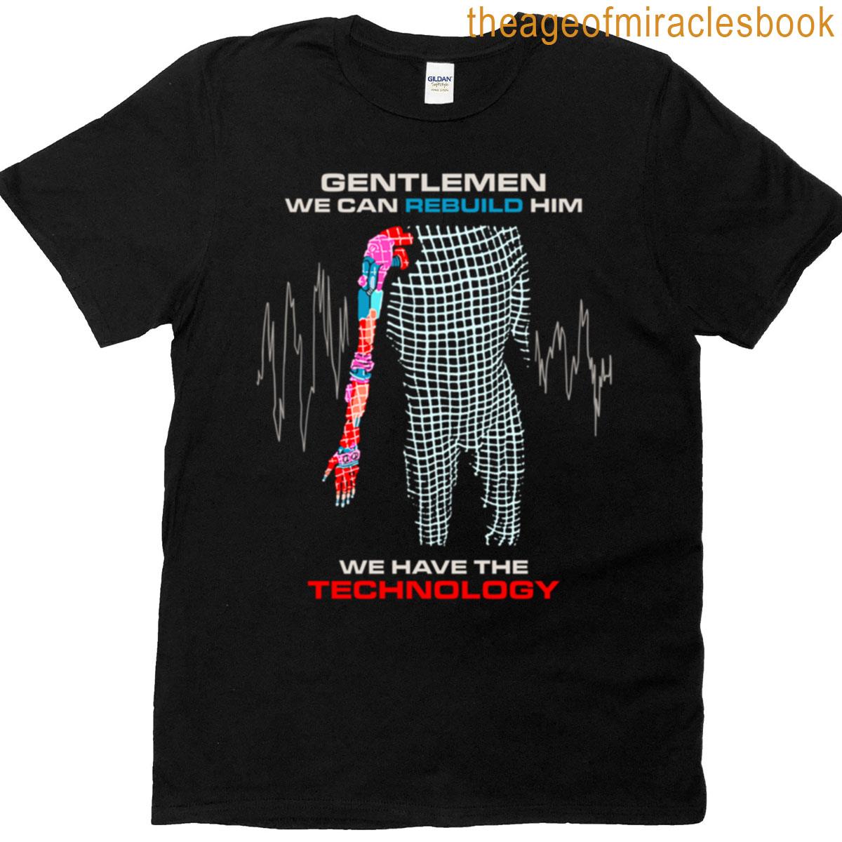 Six Million Dollar Tv Man Bionic Skeleton T-shirt