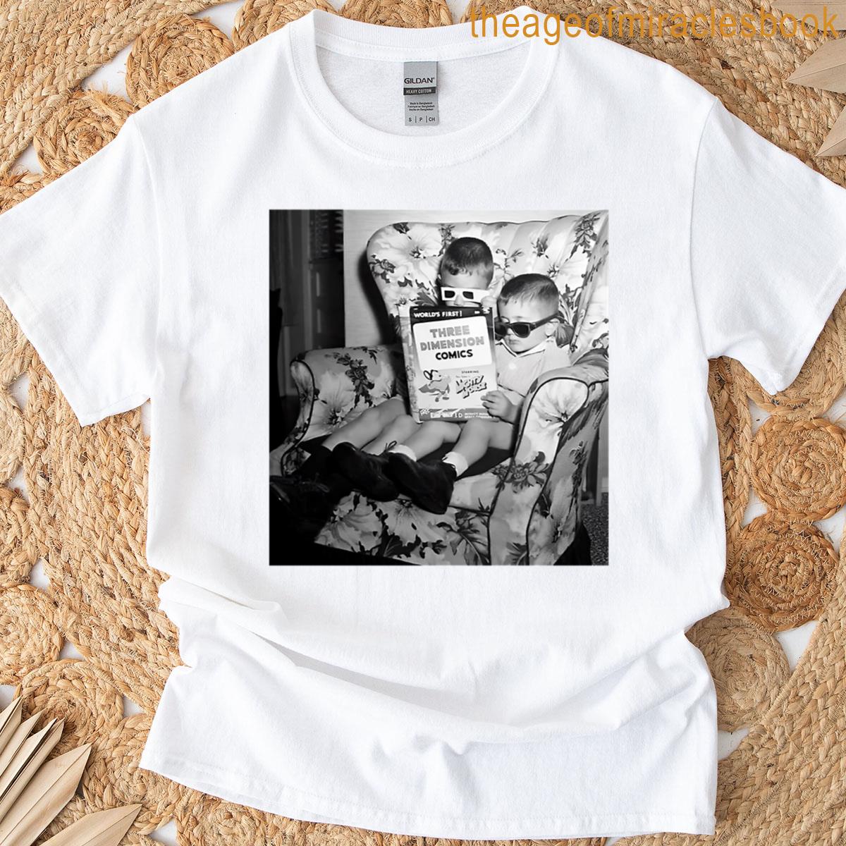 Three Dimension – Vintage Photo T-shirt