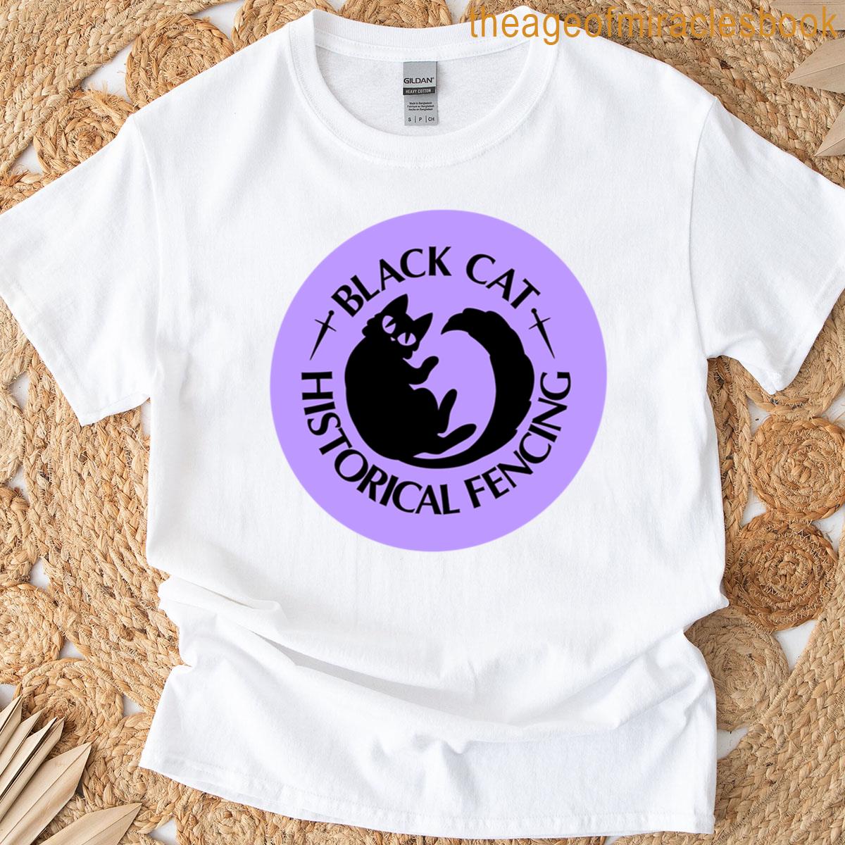 Black Cat Logo Solid T-shirt