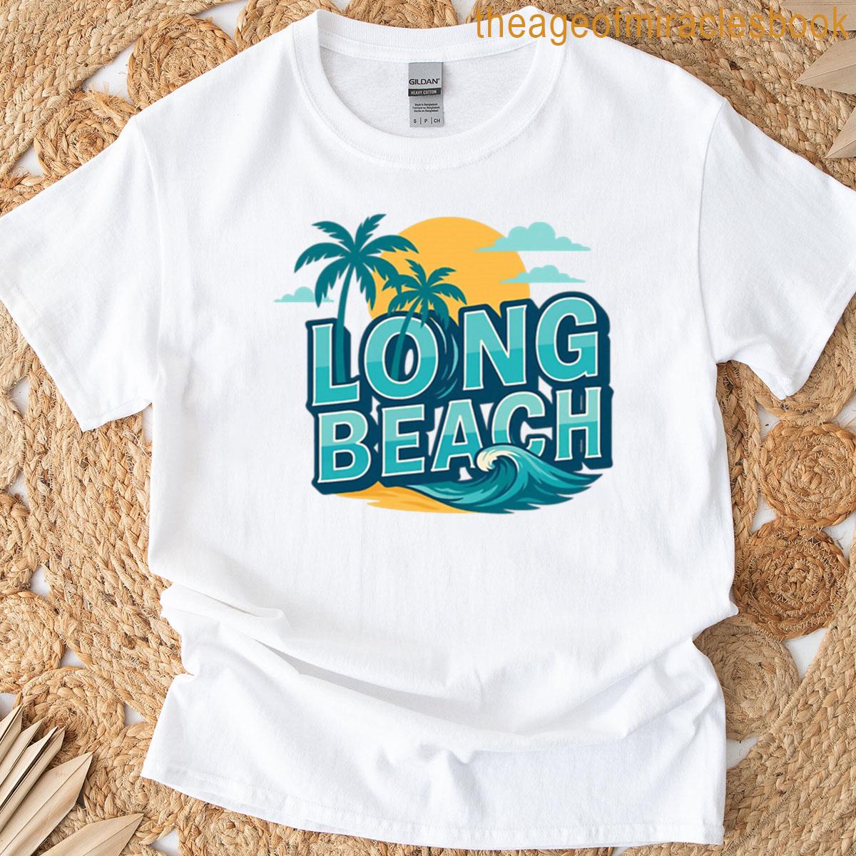 Bold Sans Long Beach T-shirt