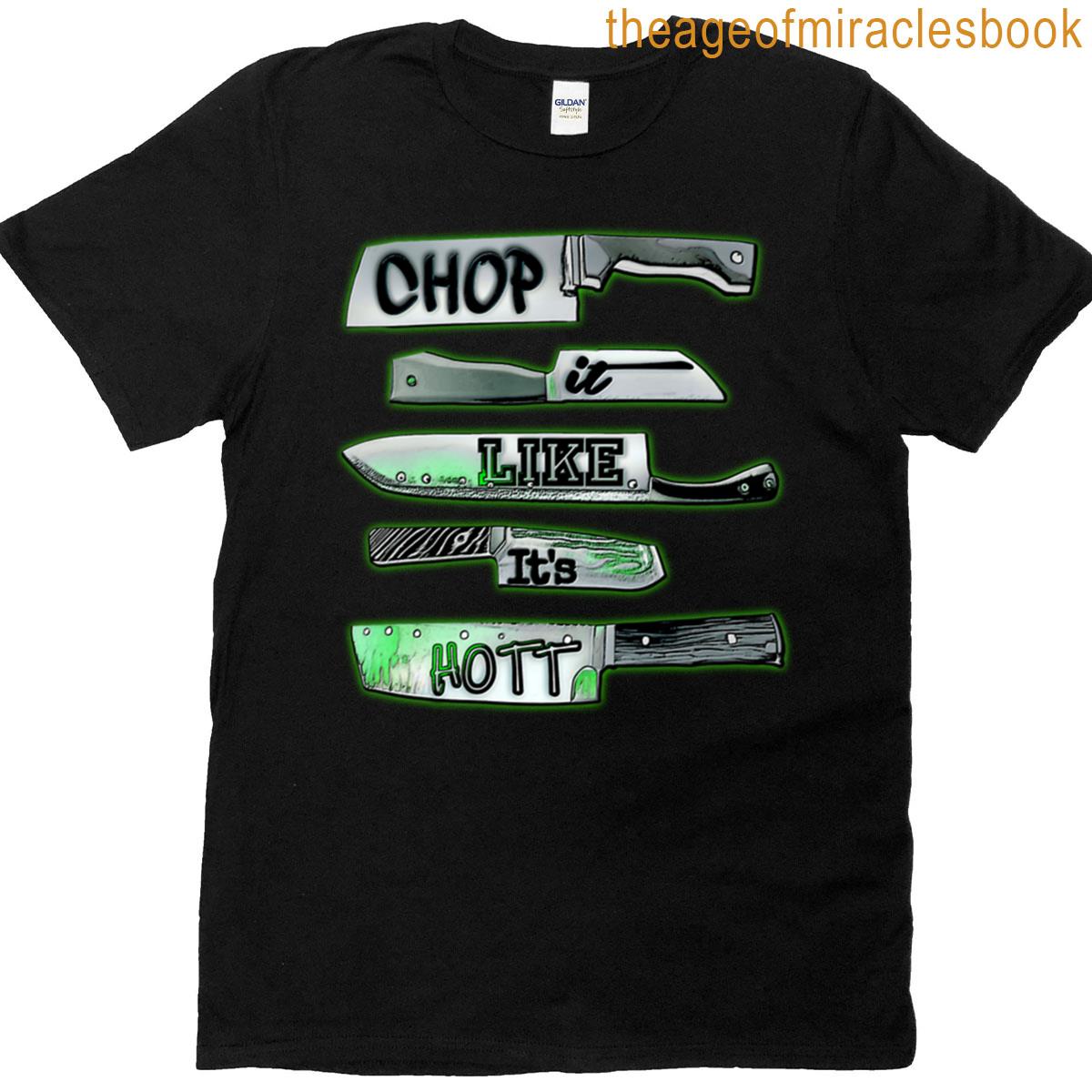 Chef Knife Graphic Design T-shirt