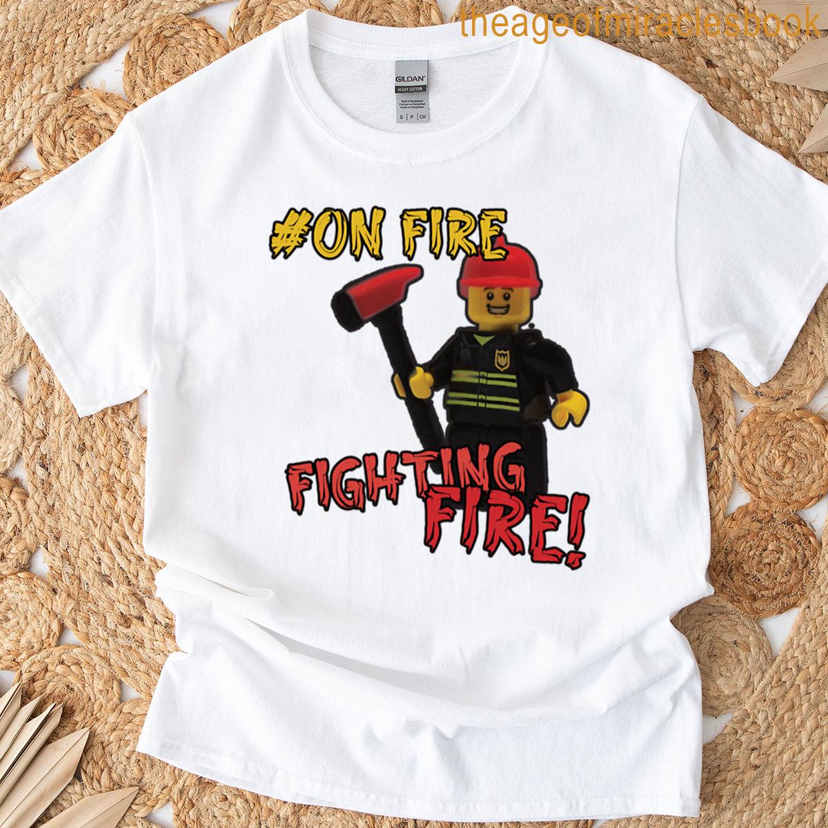 Firefighter Toy Figure Art T-shirt