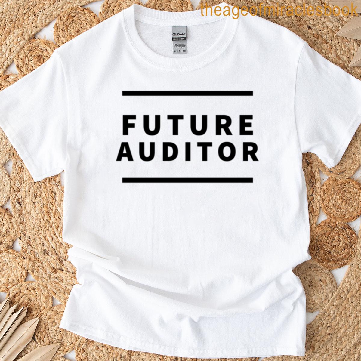 Future Auditor Stylish Text Design T-shirt
