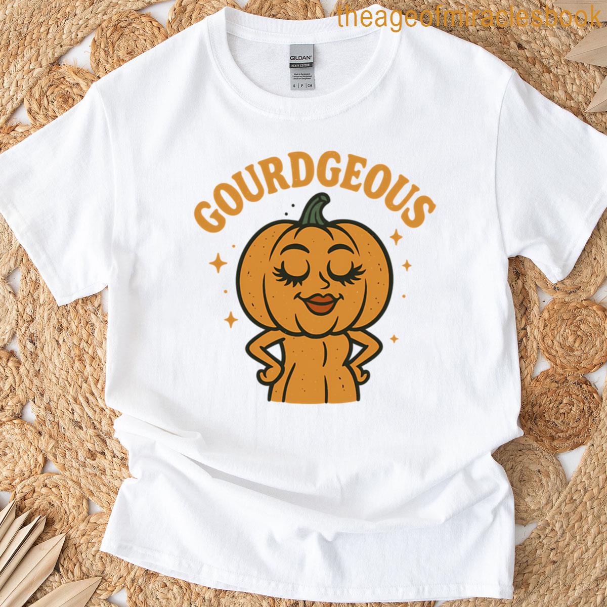 Gourdgeous Pumpkin Lady T-shirt