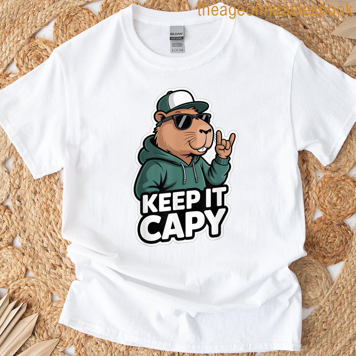 Keep It Cappy Capybara T-shirt