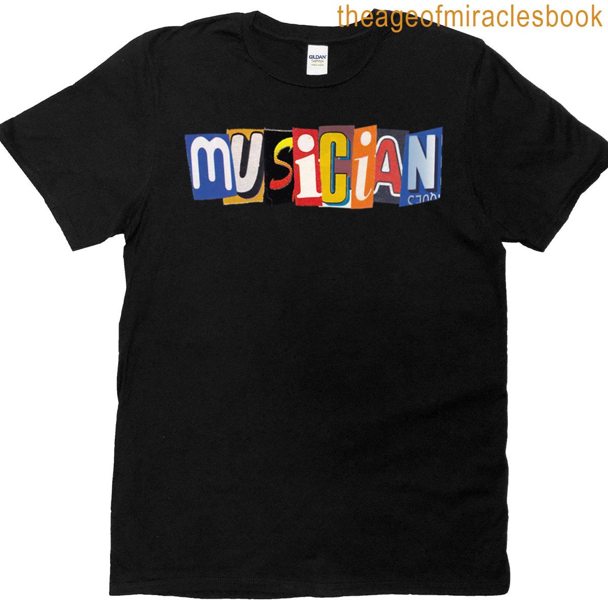 Musician Collage Design T-shirt