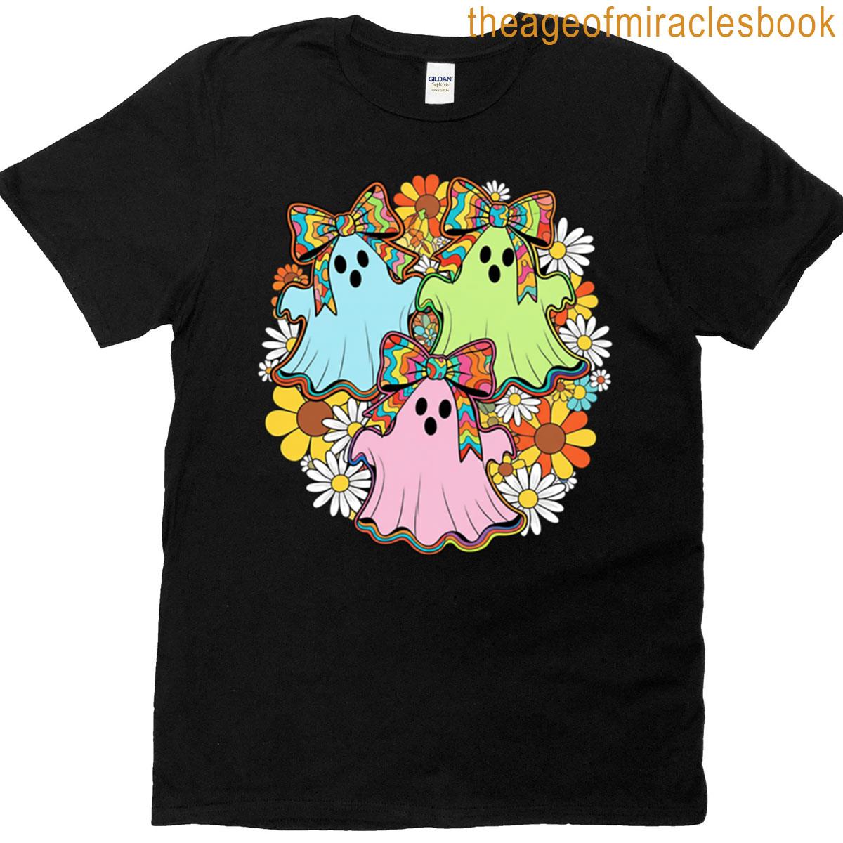 Neon Ghosts Psychedelic T-shirt