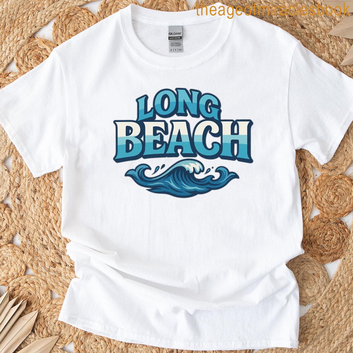 Slanted Surfside Long Beach T-shirt