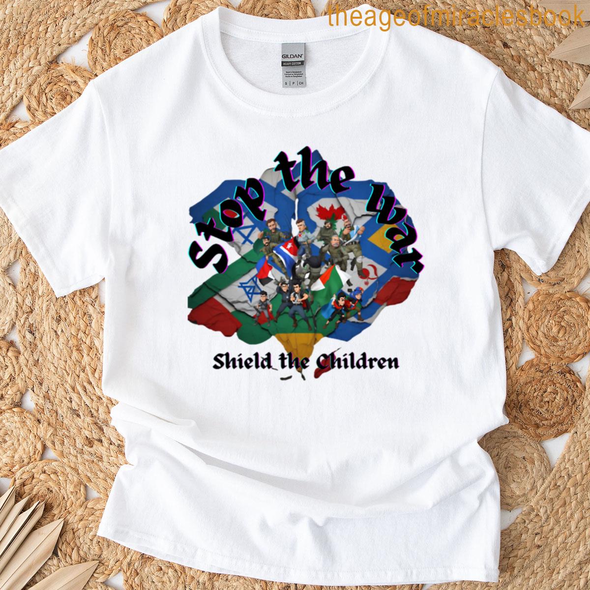 Stop The War -shield The Children T-shirt