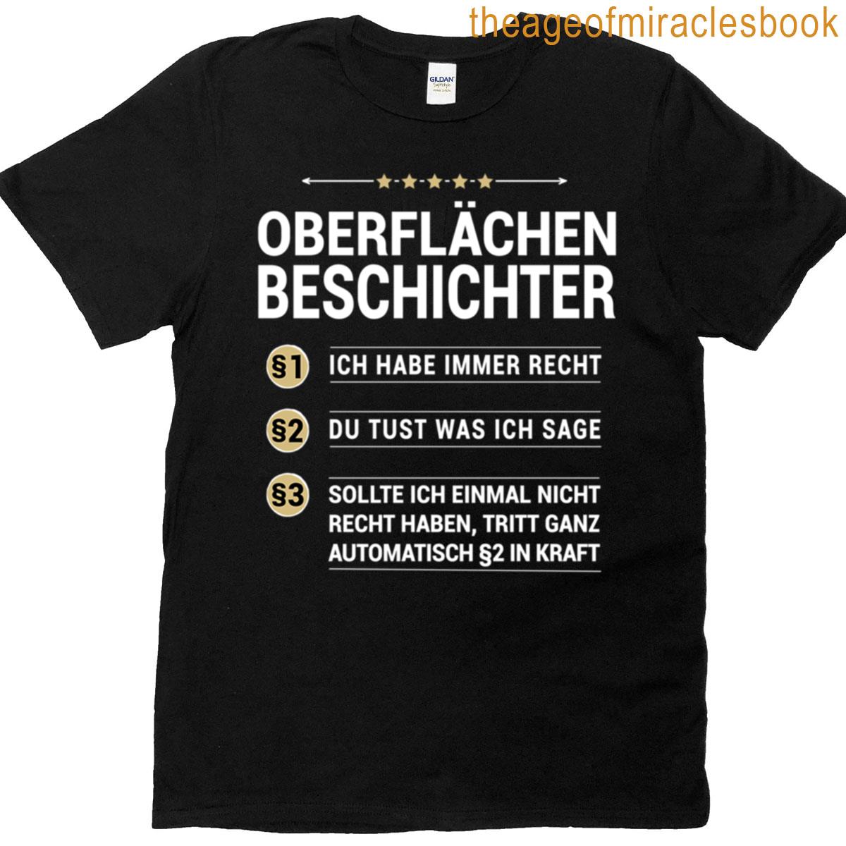 Surface-coater Profession Own Paragraphs T-shirt