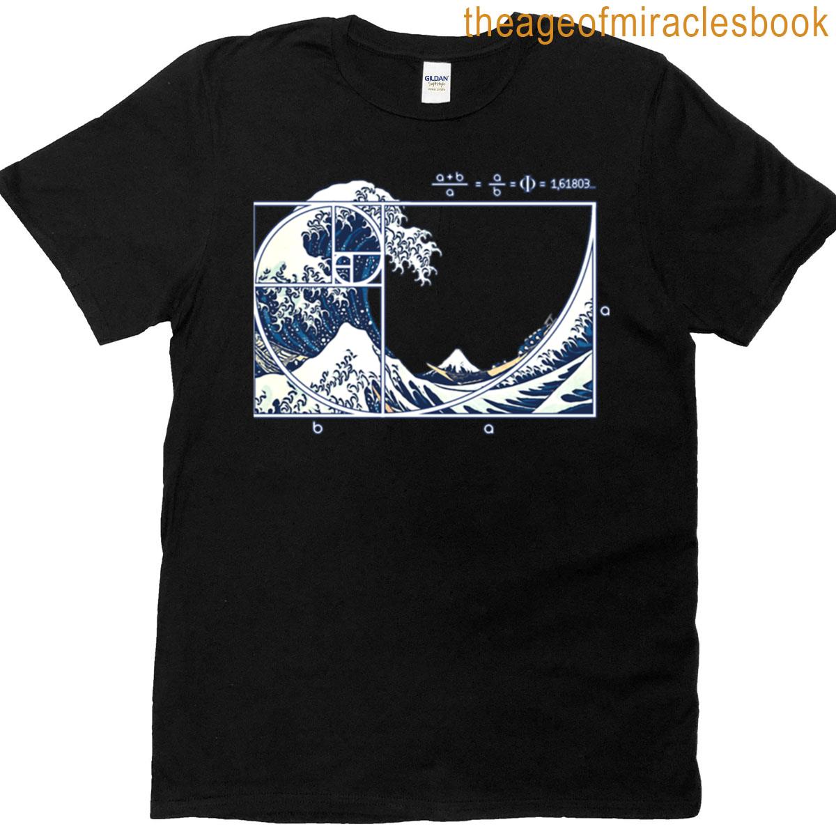The Great Fibonacci Wave T-shirt