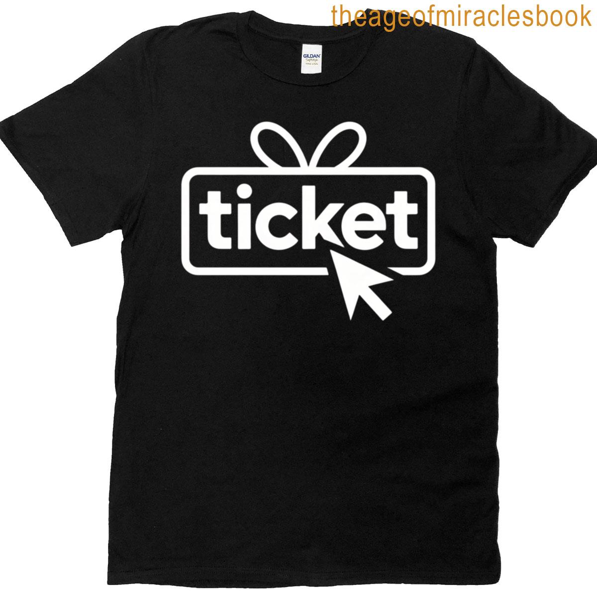 Ticket Icon Simple Minimalist Event Design T-shirt