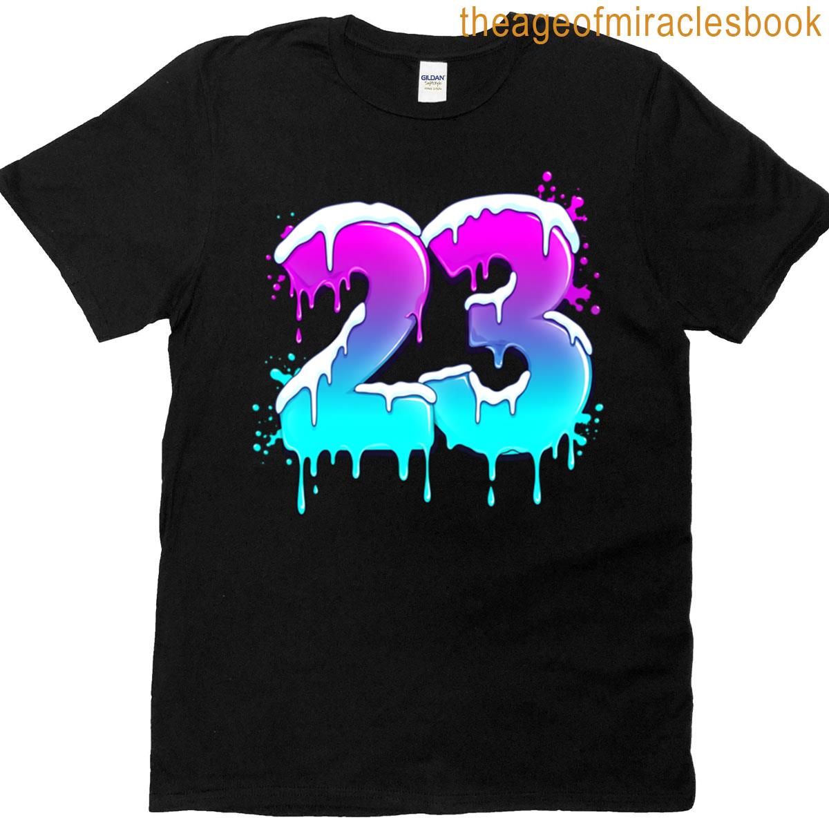 Vintage Baseball 23 Number T-shirt
