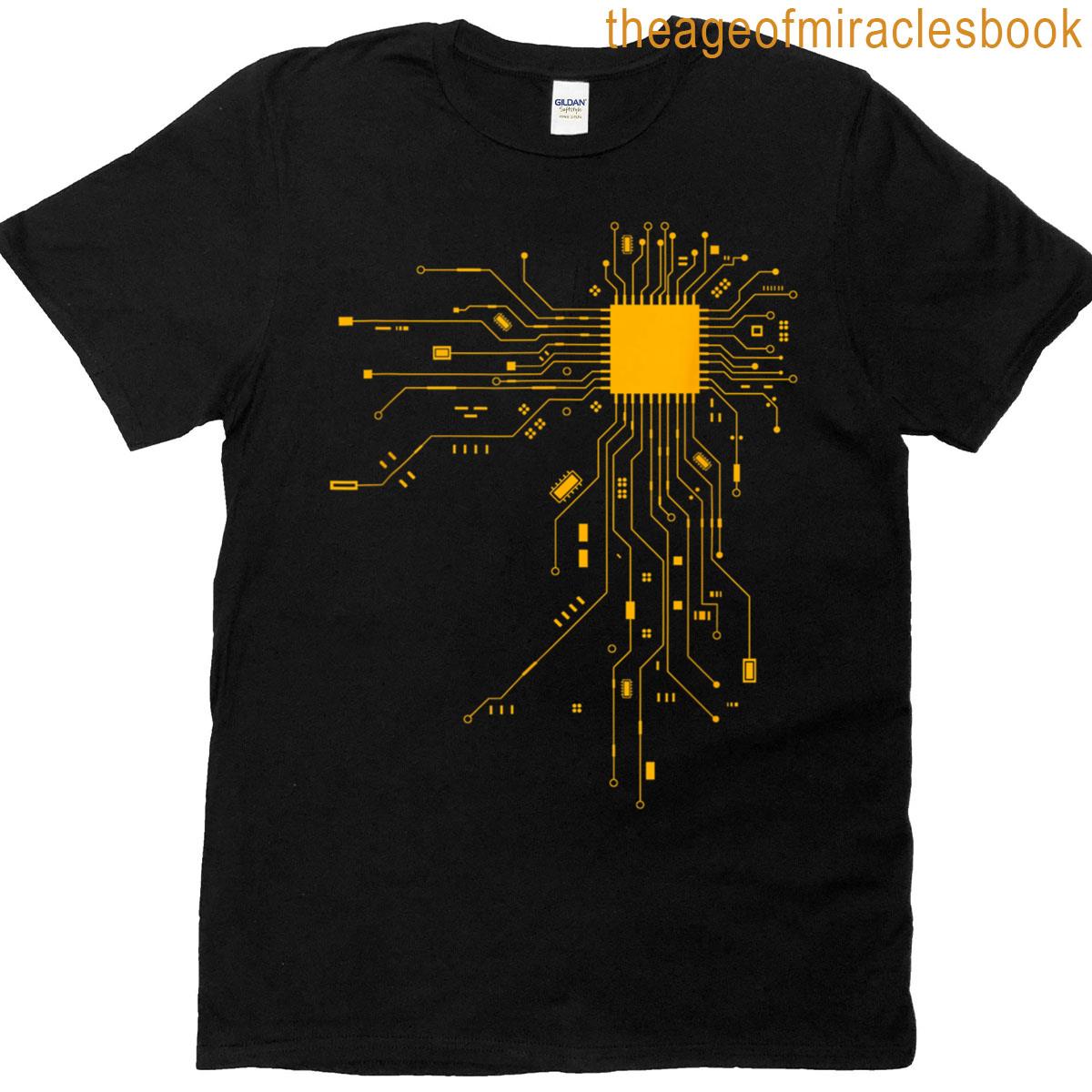 Anatomical Heart Cpu Processor Computer Science Programmer T-shirt