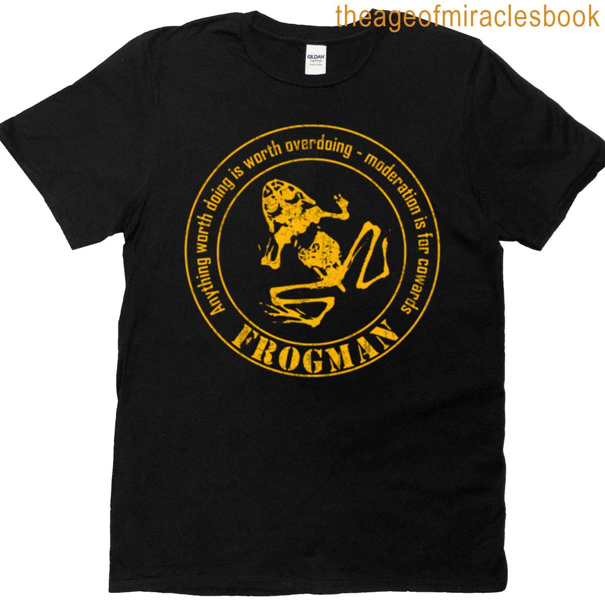 Frog Diver Distressed T-shirt