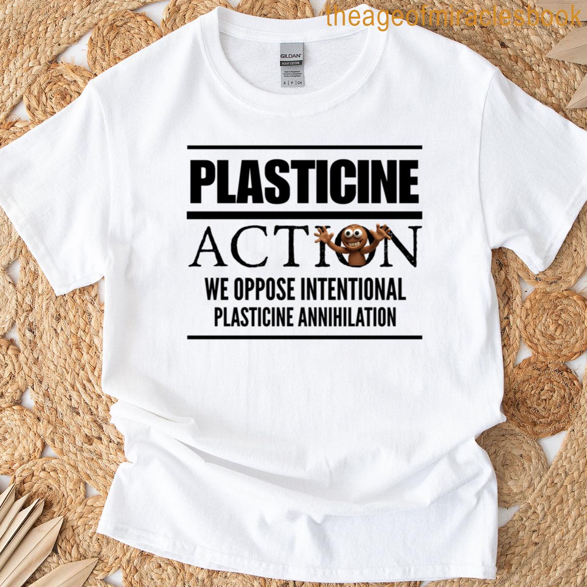Fun Plasticine Character Satire T-shirt