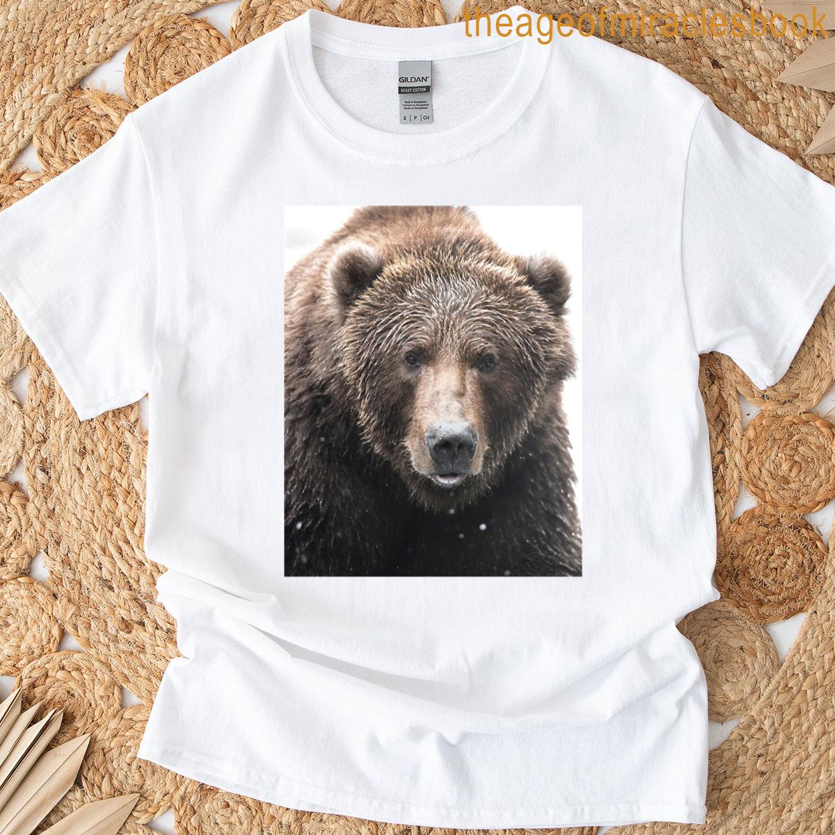 Kodiak Brown Bear Portrait Graphic T-shirt