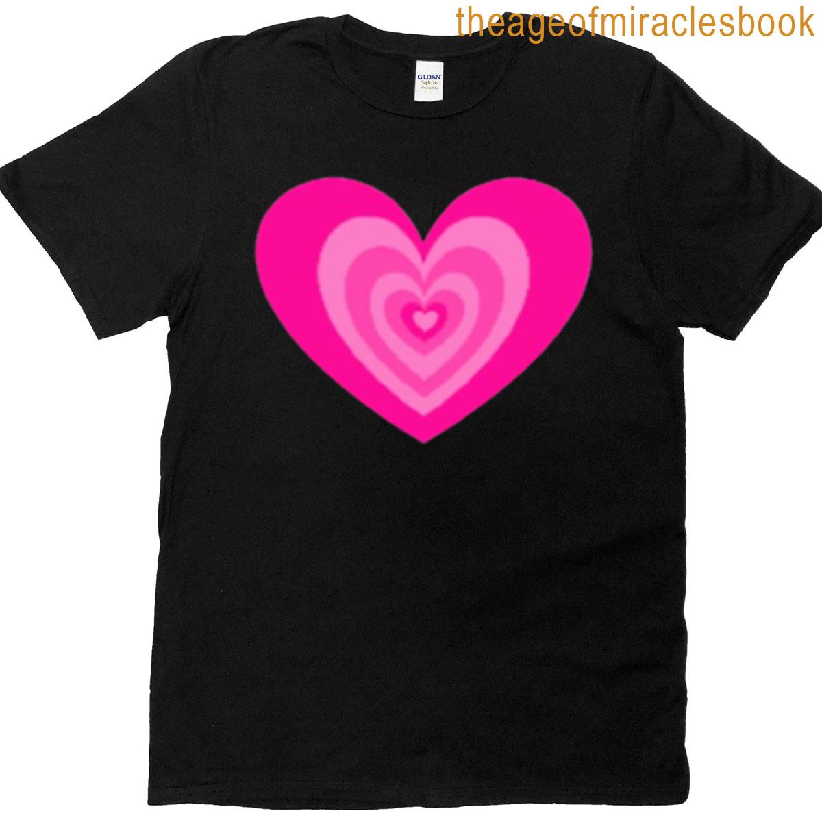 Loving Hearts Pattern T-shirt