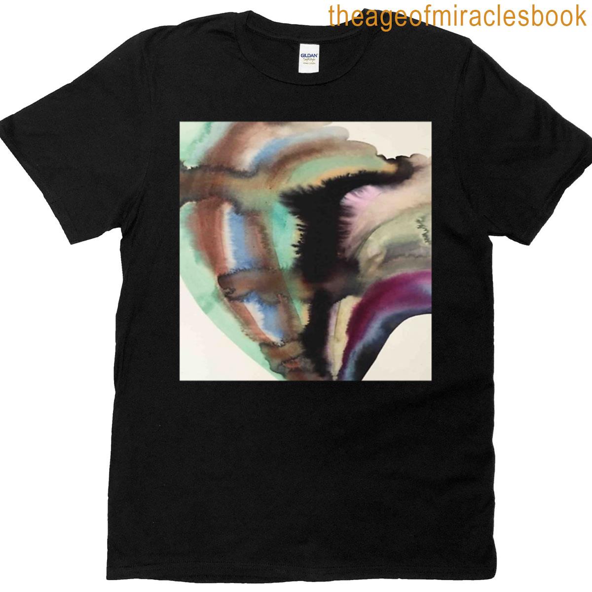 Orange Typography Pop Singer T-shirt