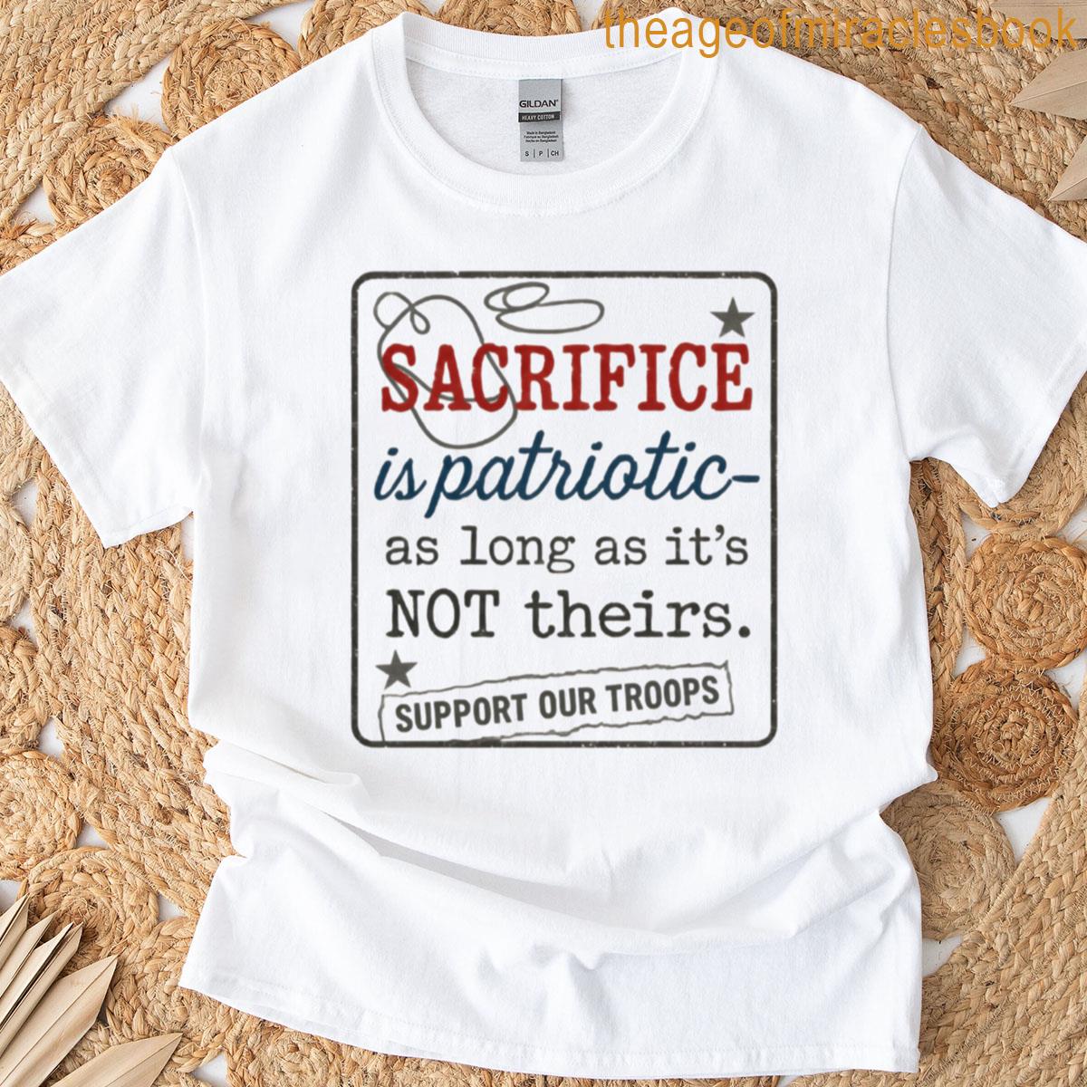 Patriotic Sacrifice Exposed T-shirt