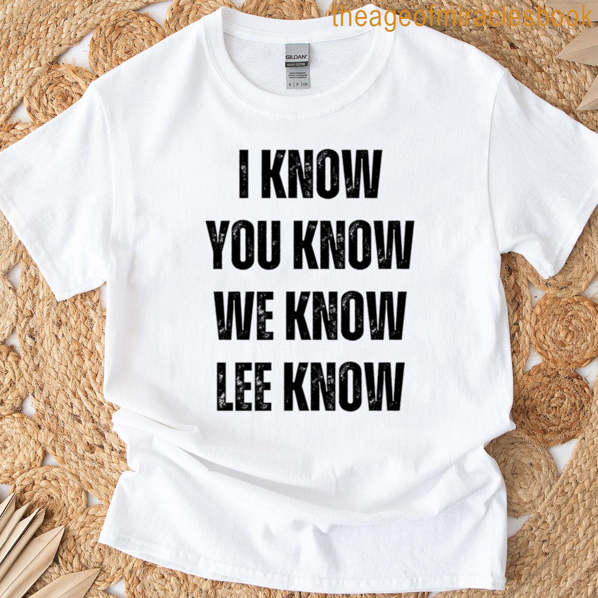 Stray Kids Lee Know T-shirt