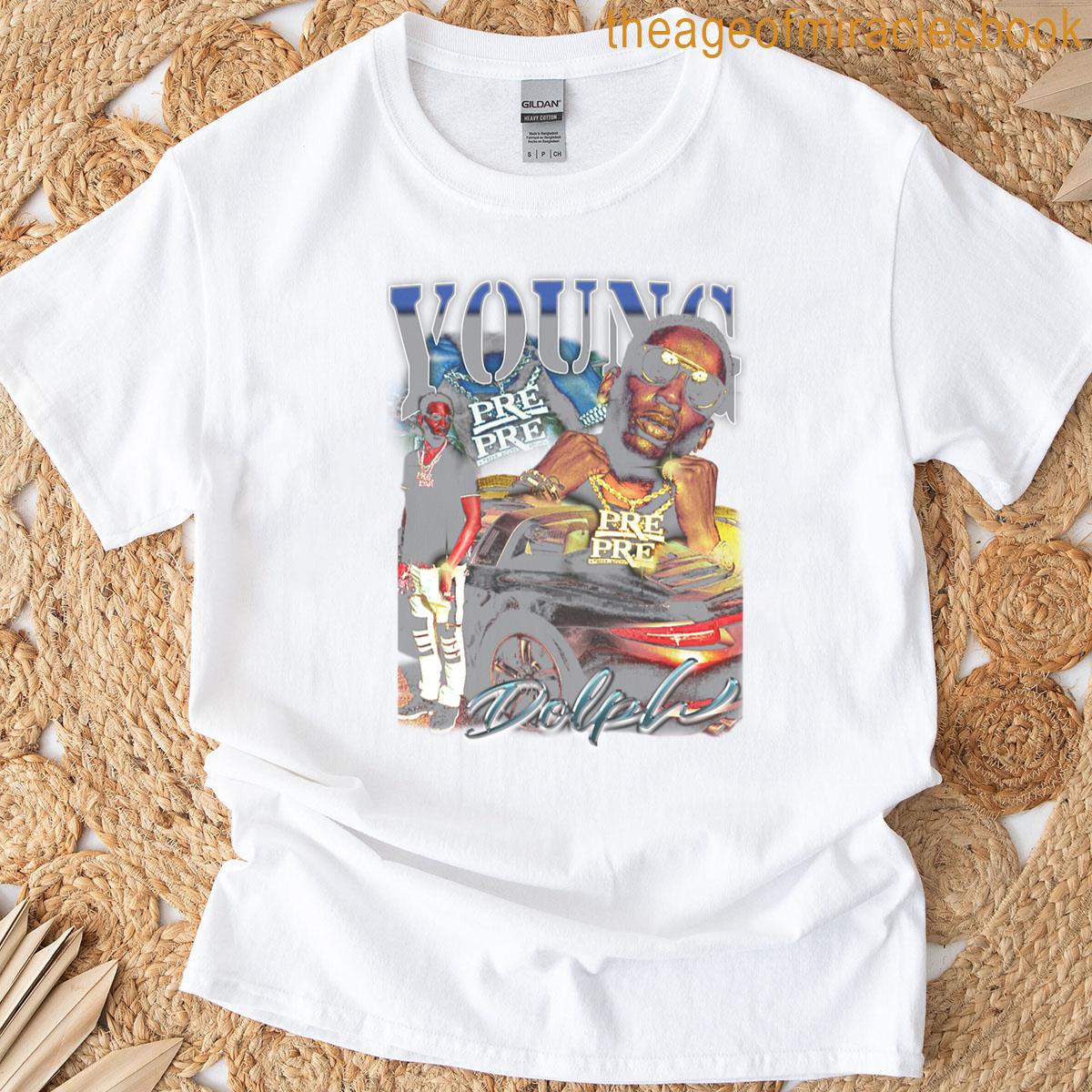 Young Dolph Rapper Bootleg Boxy T-shirt