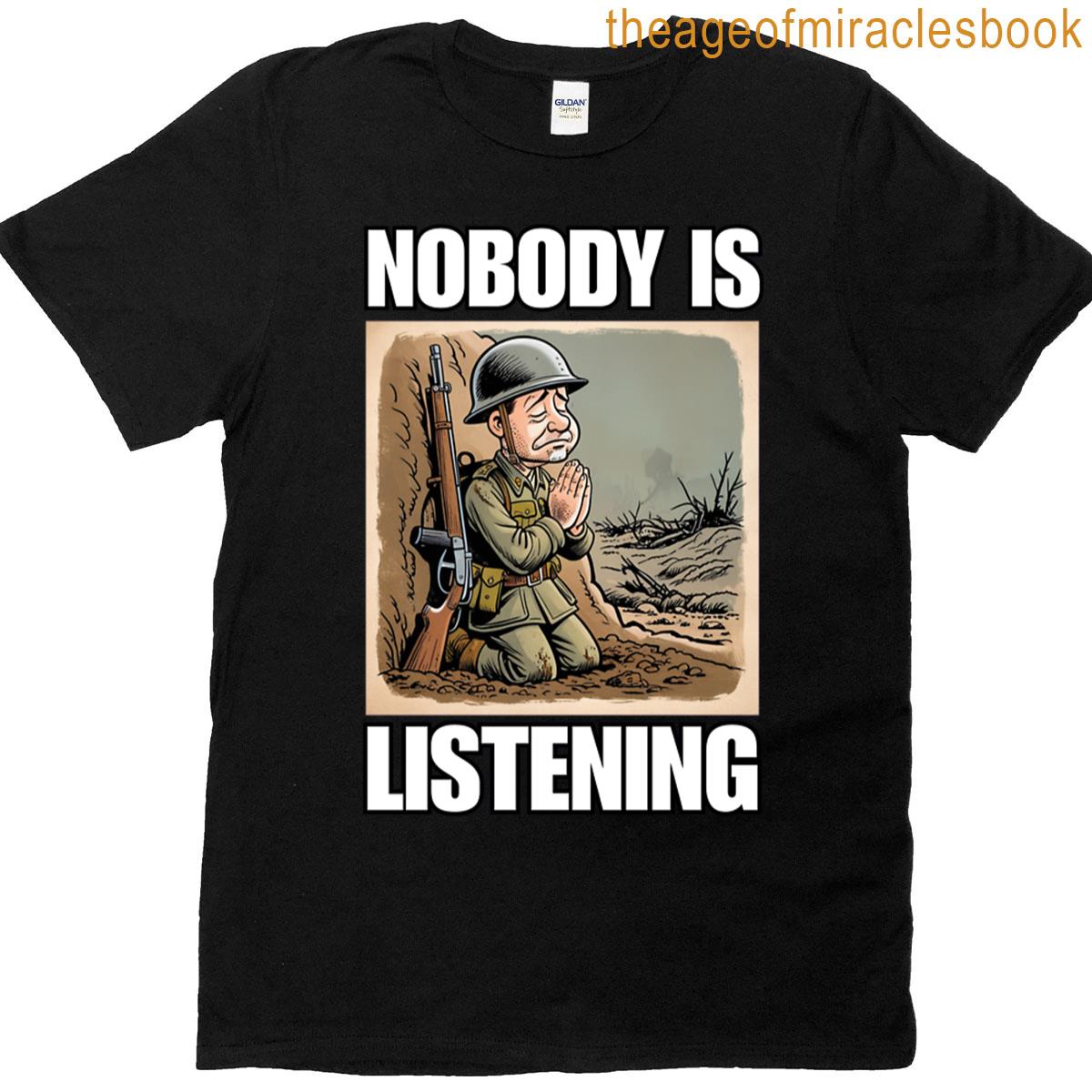 A Soldier Prays For Peace T-shirt