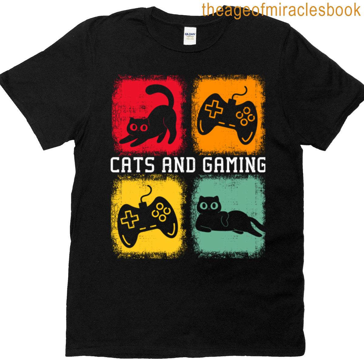 Cats Gaming Oversized T-shirt